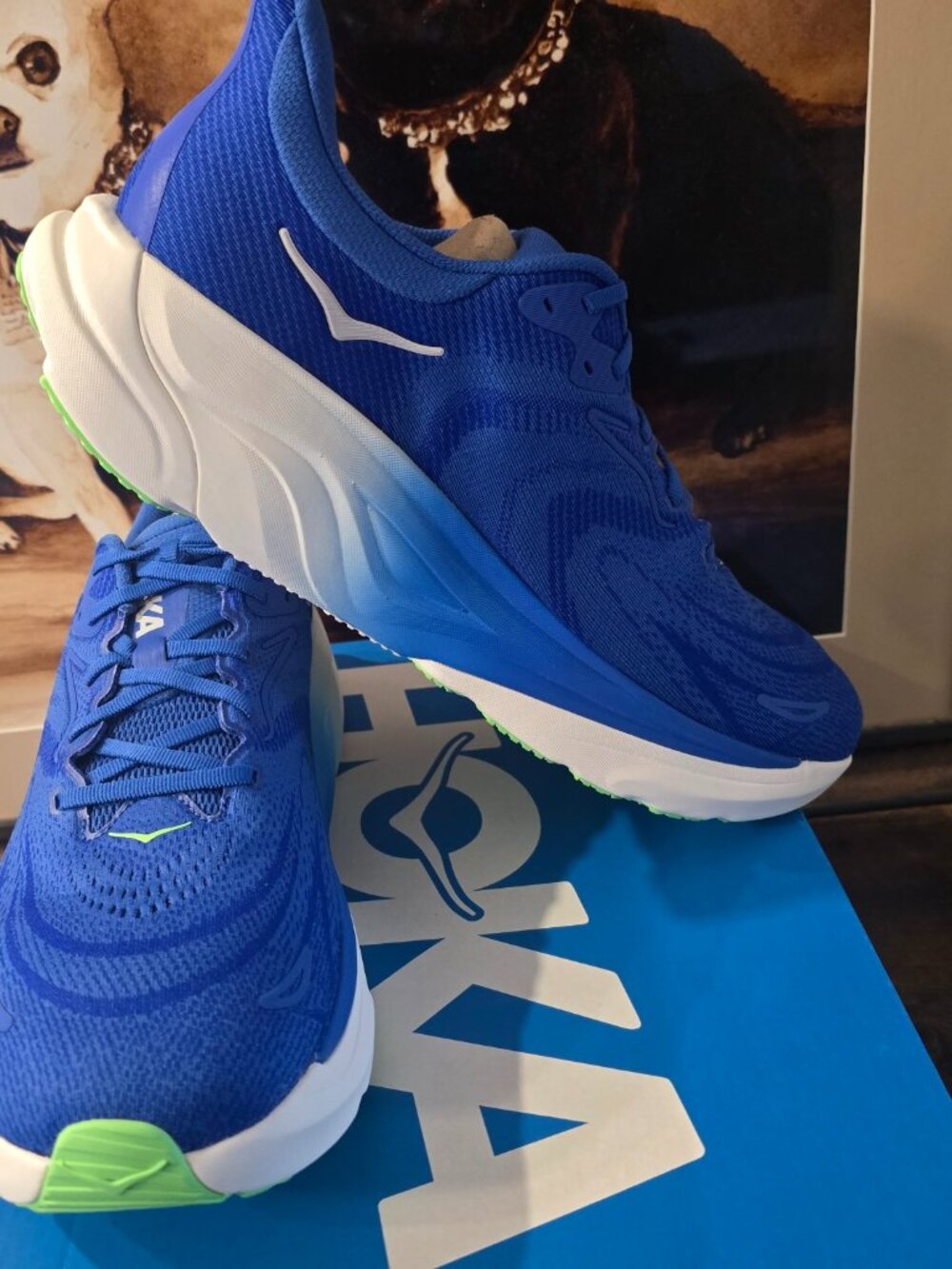 Hoka One One Arahi 8 1168690-CBLTB Blue Running Shoes Sneakers Mens 10 NEW